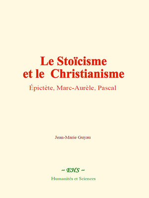 cover image of Le Stoïcisme et le Christianisme